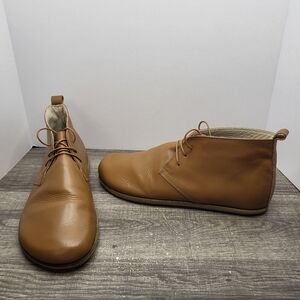 Aintap Leather Barefoot Ankle Boots Handmade Comfort Mens Size 46 EU 12 US